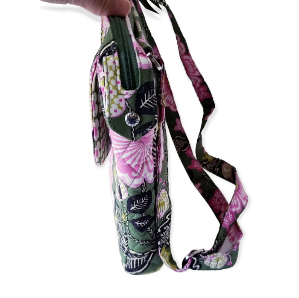 Vera Bradley Retired Olivia Pink Laptop Messenger Bag